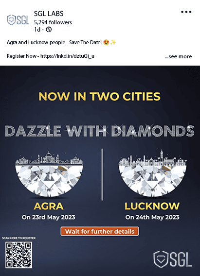 DAZZLE WITH DIAMONDS - Lucknow & Agra 2023