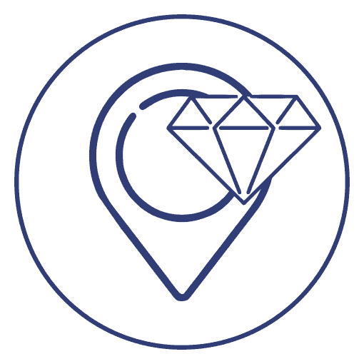 Icon used to showcase the originality of lab-grown diamonds.