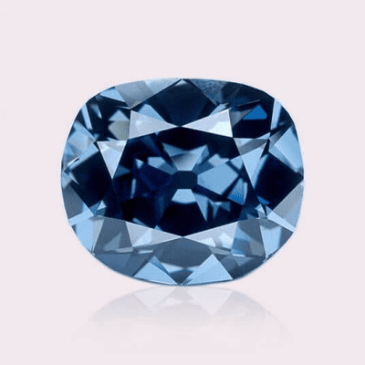 The Hope diamond, found in India has an antique cushion cut and weighs around 45.52 carats. The worth of this diamond is believed to be between $200 million to $500 million. 