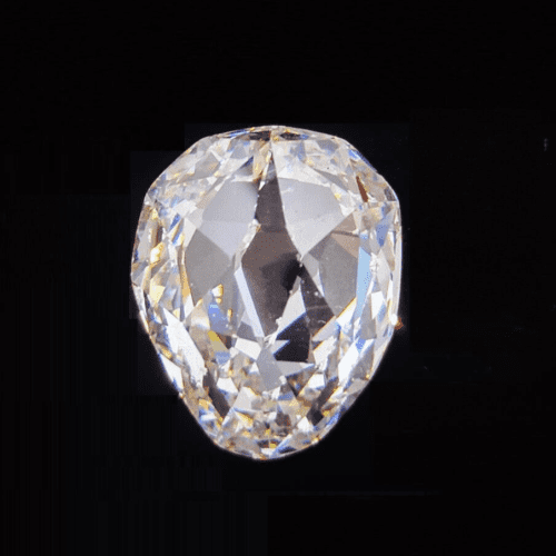 One of the first recorded diamonds cut in the shape of a shield, the Sancy diamond, has a unique design and an interesting history.