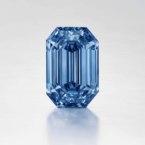 The blue diamond, as it was previously called, is popular for its flawless clarity and vivid blue colour.