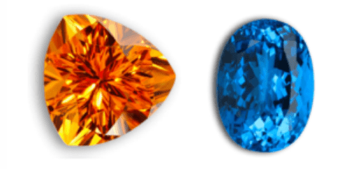 Birthstone for the month of November - Topaz and Citrine