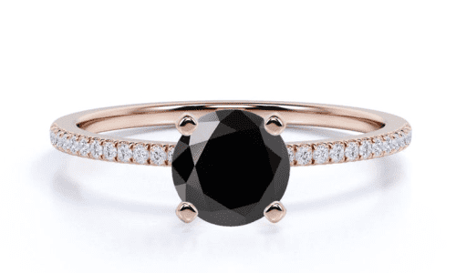 Black diamond ring - ideas to gift this valentines