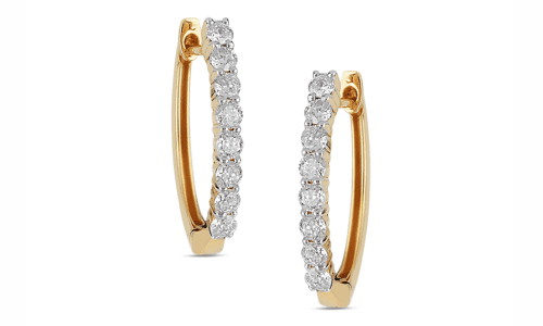 diamond hoops can never go out of fashion and make the best love gifts