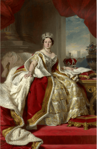 image of Queen Victoria representing jewellery from the Grand Victorian Period(1861-80).